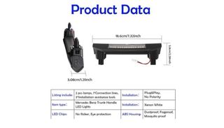 Luces LED Maletero Xenón ABS IP67 Izquierda+Derech