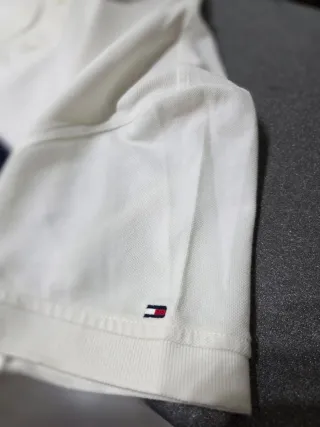 Camiseta Tommy Hilfiger Blanca y Roja