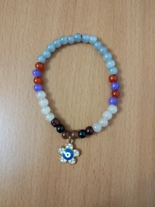 Lote 4 Braccialetti Elastici in Vetro