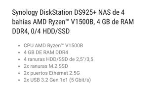 Synology DS925+ NAS 4-Bay
