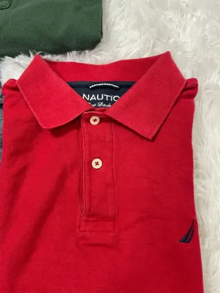 Lote 3 Polos Tommy Hilfiger y Nautica Talla M