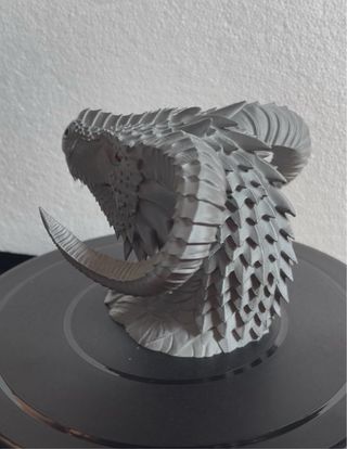 Dragon Porta Inciensos impreso en 3D.