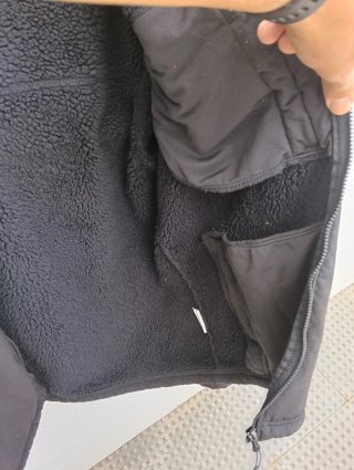 Cazadora Boriken Negra con Forro Polar
