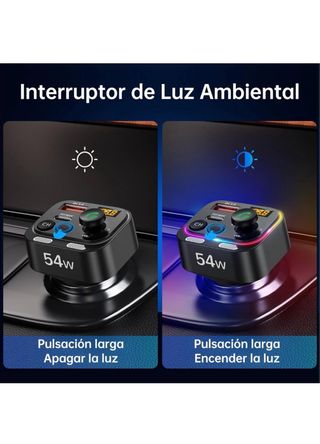 Syncwire Transmisor FM Bluetooth 54W PD&QC3.0