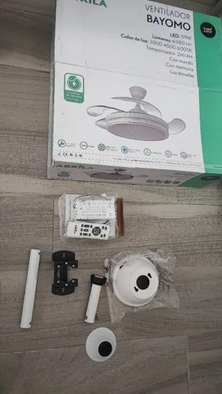 Se instalan ventiladores de techo