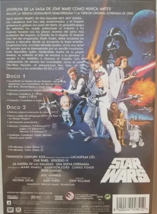 Trilogía Original Star Wars DVD + Camiseta Oficial