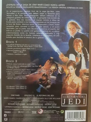 Trilogía Original Star Wars DVD + Camiseta Oficial