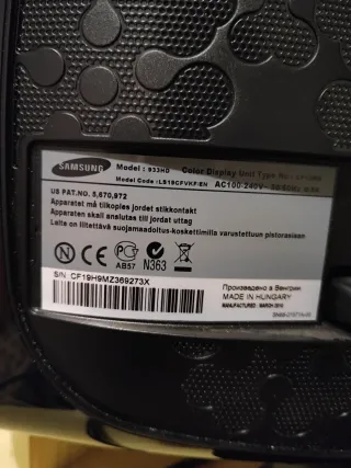 Monitor Samsung con TV