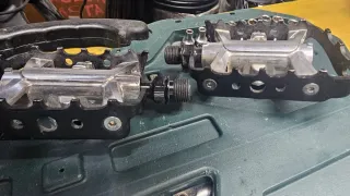 Pedales automáticos Btwin para bicicleta