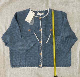 Cárdigan Mujer Manga Larga Cuello Redondo