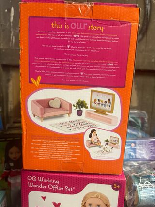 Accesorios casa de muñecas: sofá, TV, planta