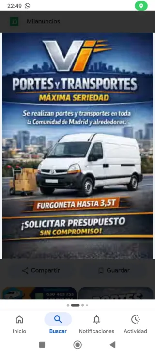 Se hacen portes