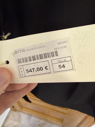 Traje de ceremonia Besston negro nuevo