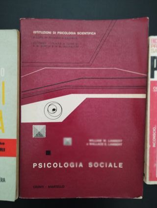 3 libri psicologia anni '70 - '80.
