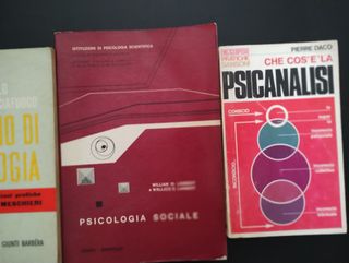 3 libri psicologia anni '70 - '80.
