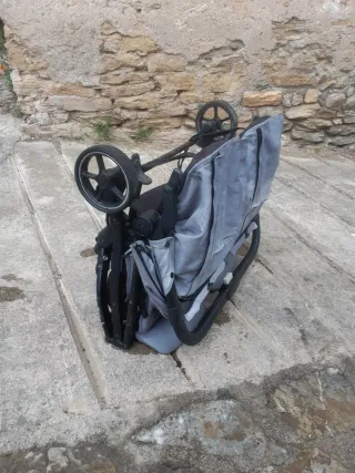 Carro gemelar, sacos de invierno, protector lluvia