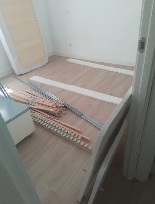 Somier, colchón y cajón
