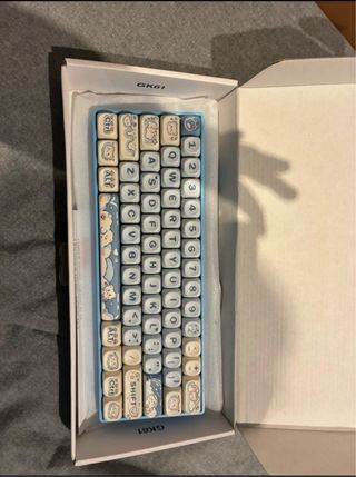 Teclado GK61 Custom Azul Multicolor