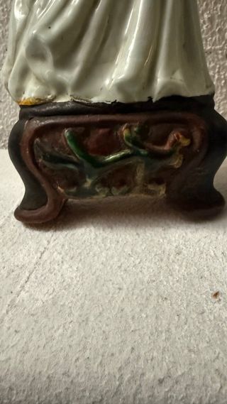Pareja Figuras Chinas Cerámica Decorativas