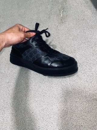 Zapatillas Gucci Negras y Grises