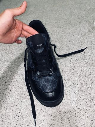 Zapatillas Gucci Negras y Grises