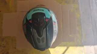 Casco Nolan N80,8 Negro/Azul Talla S