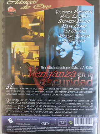 DVD Venganza en la Oscuridad (1989)