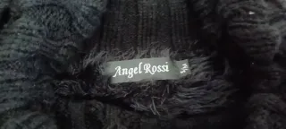 Vestido largo invierno negro, muy calentito.