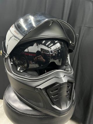 Casco Scorpion Exo HX1 Negro Mate (L) + Intercom +