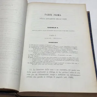Libro antico - Codice civile italiano (locazioni)