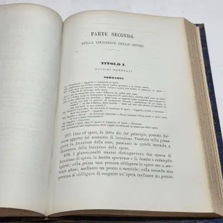 Libro antico - Codice civile italiano (locazioni)