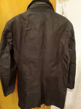 Abrigo Zara Man Negro Hombre