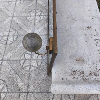 Espejo vintage bronce estilo evoca al modernista