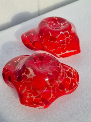 Coppia ciotole vetro Murano