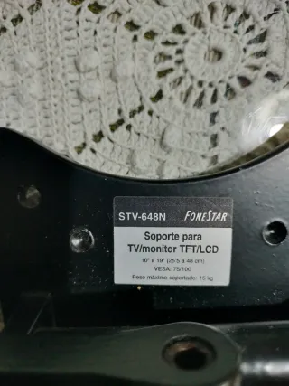 Soporte TV/Monitor Negro