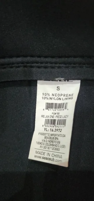 Traje de neopreno SEAC mujer