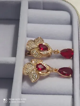 Pendientes Chapados Oro 14K