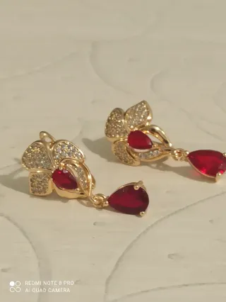Pendientes Chapados Oro 14K