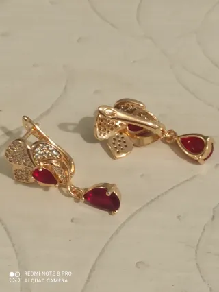 Pendientes Chapados Oro 14K