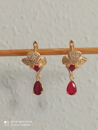 Pendientes Chapados Oro 14K