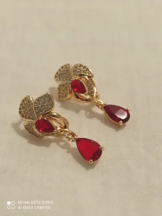 Pendientes Chapados Oro 14K