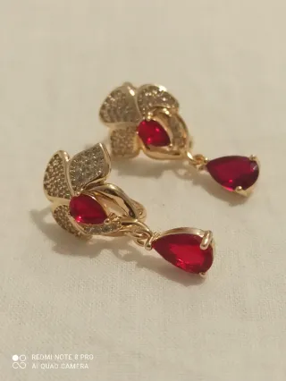 Pendientes Chapados Oro 14K