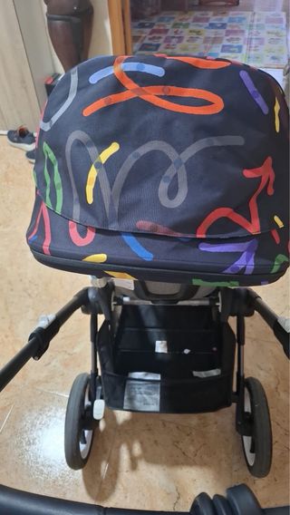 Silla Bugaboo Fox 3 gris y rosa