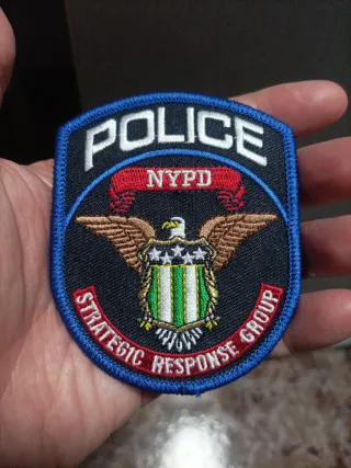 Parche Policía NYPD Strategic Response Group