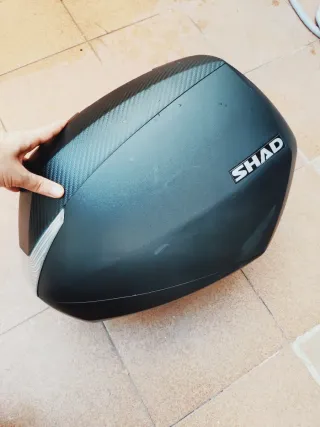 Lote 3 Maletas SHAD para moto Laterales y Top Case