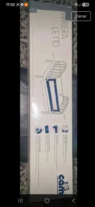 Barrera de Cama Infantil Cam