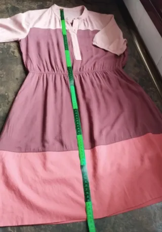 Vestido Tintoretto Tricolor Estilo Retro