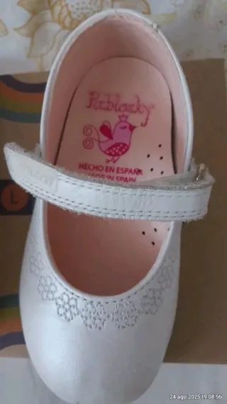 Zapatos Pablosky niña blancos
