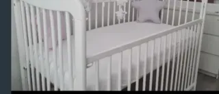 Colchón cuna blanco