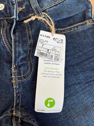 Vaqueros Kiabi Niño Talla 7 - Skinny Jeans (Nuevo)